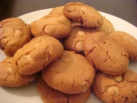 orange PB cookies